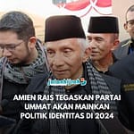 .Jakarta – Ketua Majelis Syuro Partai Ummat Amien Rais menegaskan partainya akan tetap menerapkan permainan politik identitas pada Pilpres 2024 meski banyak masyarakat yang mengkritik cara tersebut.

Ia mengklaim tak ada yang menyuruh pihaknya untuk menggunakan politik identitas. Menurut dia, cara tersebut tumbuh alami di lingkungan Partai Ummat.

“Jadi politik identitas atau identity politics itu, saya kira panggilan alamiah,” kata Amien Rais lewat Channel YouTube Akbar Faizal Minggu (26/2/2023).
#jalanhijrah #politik #politikidentitas #partaiummat
